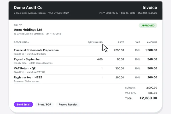 Billing & Invoicing